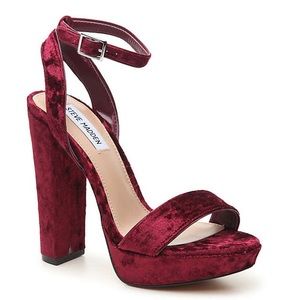 Steve Madden Insomnia Velvet Platform Heels